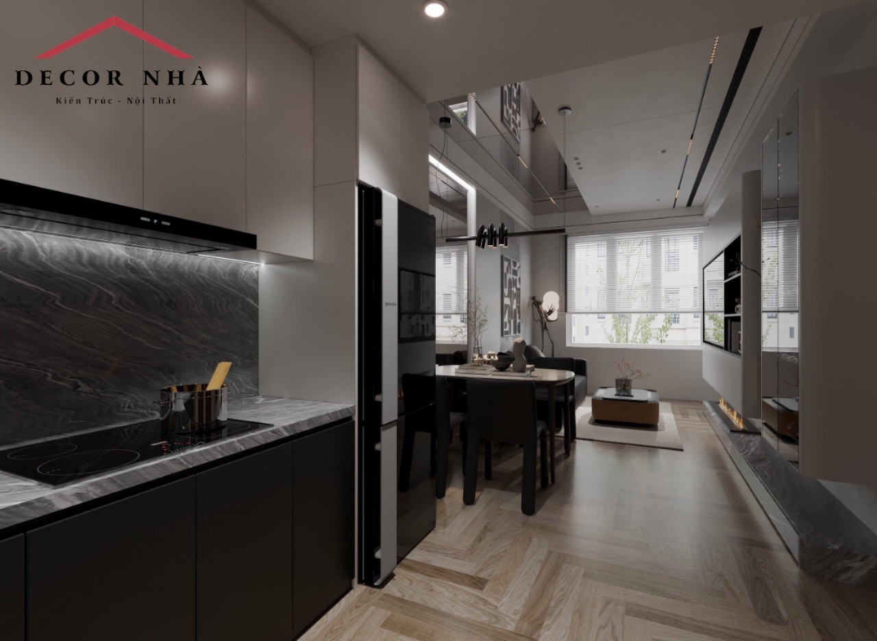 Phong cách thiết kế nội thất phòng bếp sang trọng