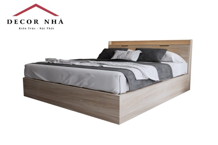 Giường Ngủ Gỗ Công Nghiệp MDF 1m8