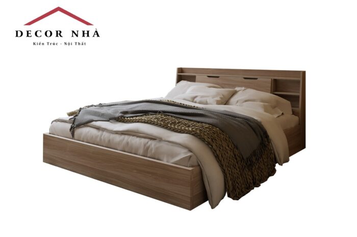 Giường Ngủ Gỗ Công Nghiệp MDF 1m8