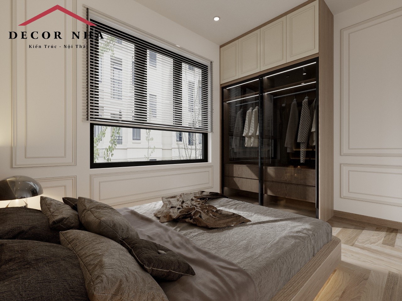 Thiết kế nội thất chung cư Picity cho phòng ngủ 