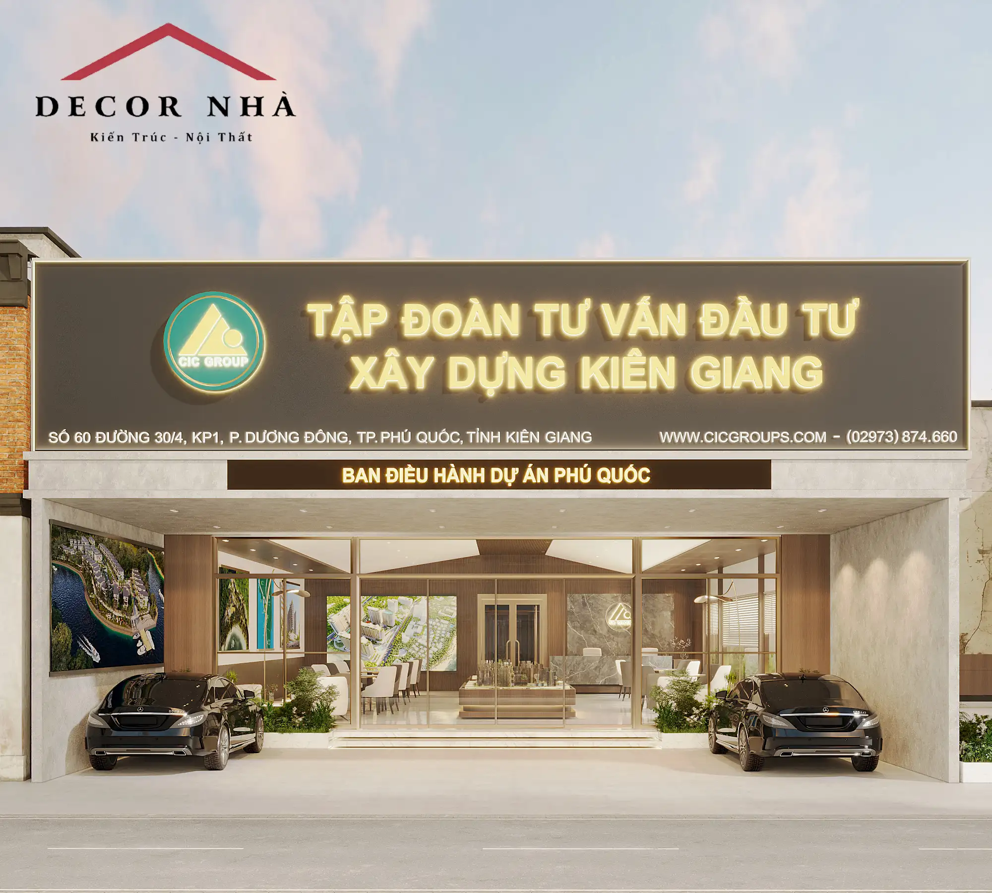 Thiết kế nội thất văn phòng cic group