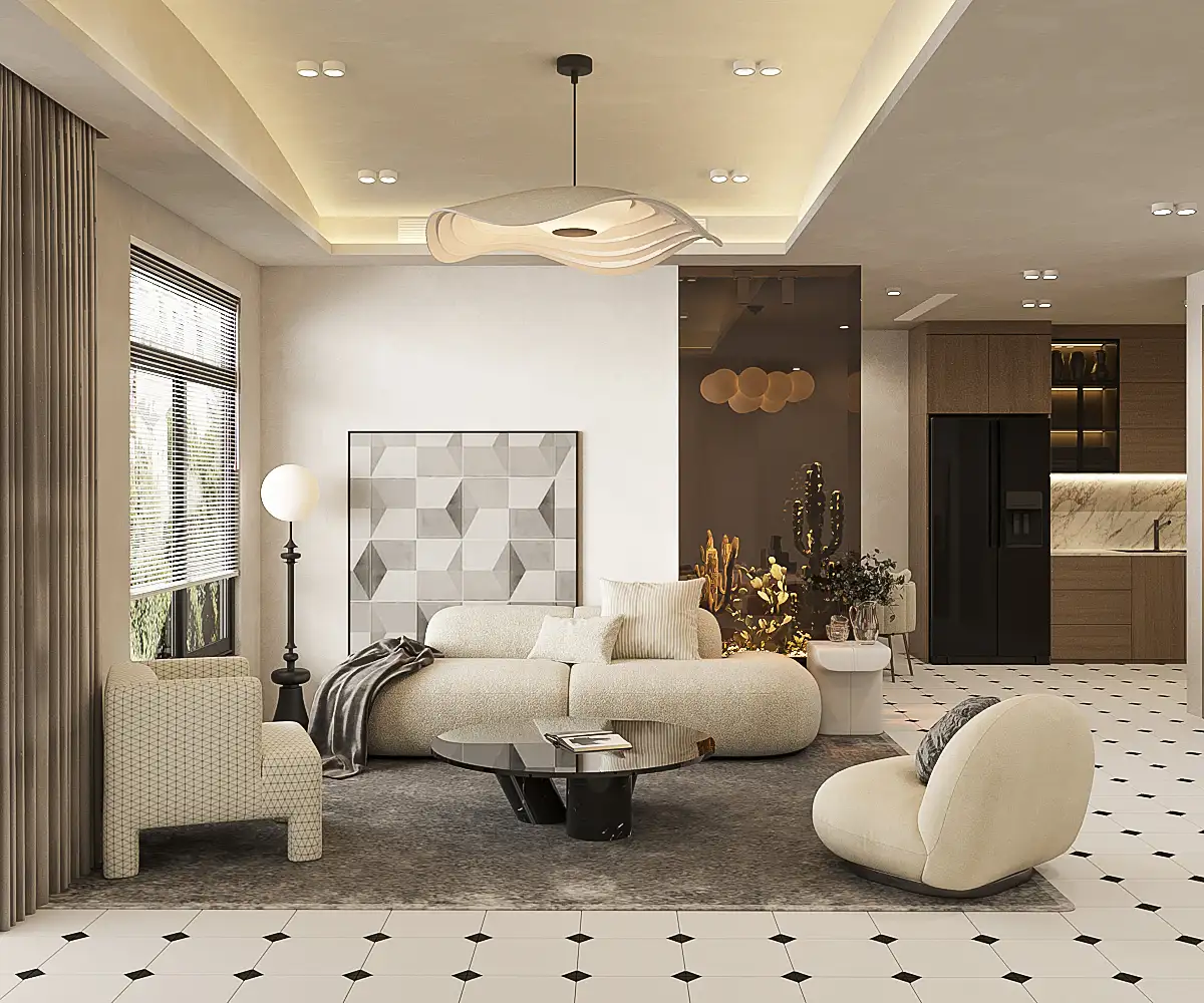 Thiết kế nội thất phòng khách