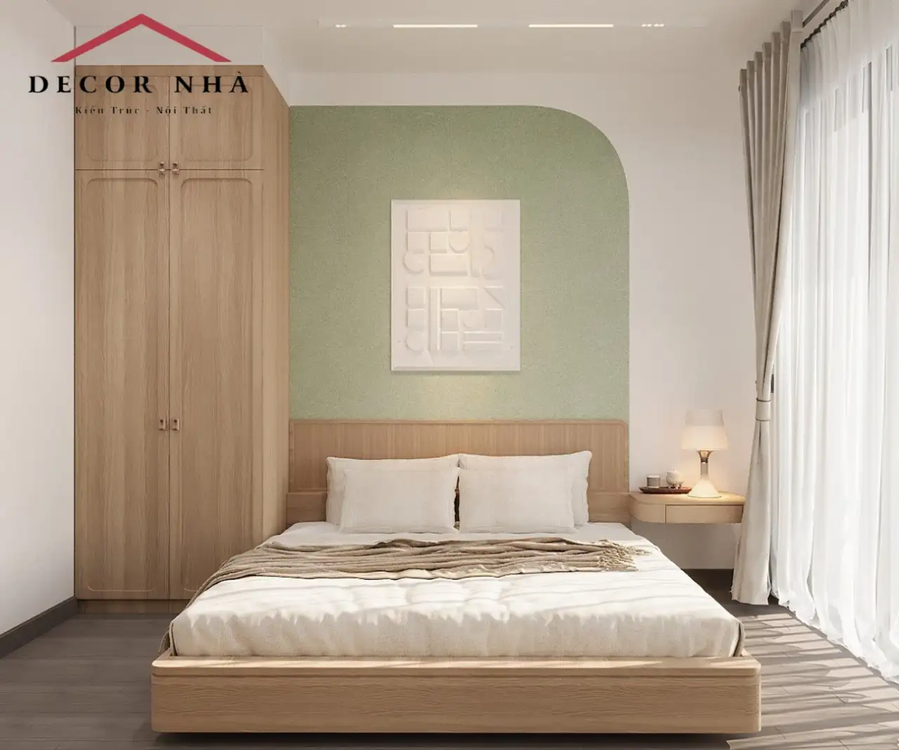 Nâng Tầm Phòng Ngủ với Ánh Sáng Tự Nhiên và Phong Cách Tropical Hiện Đại