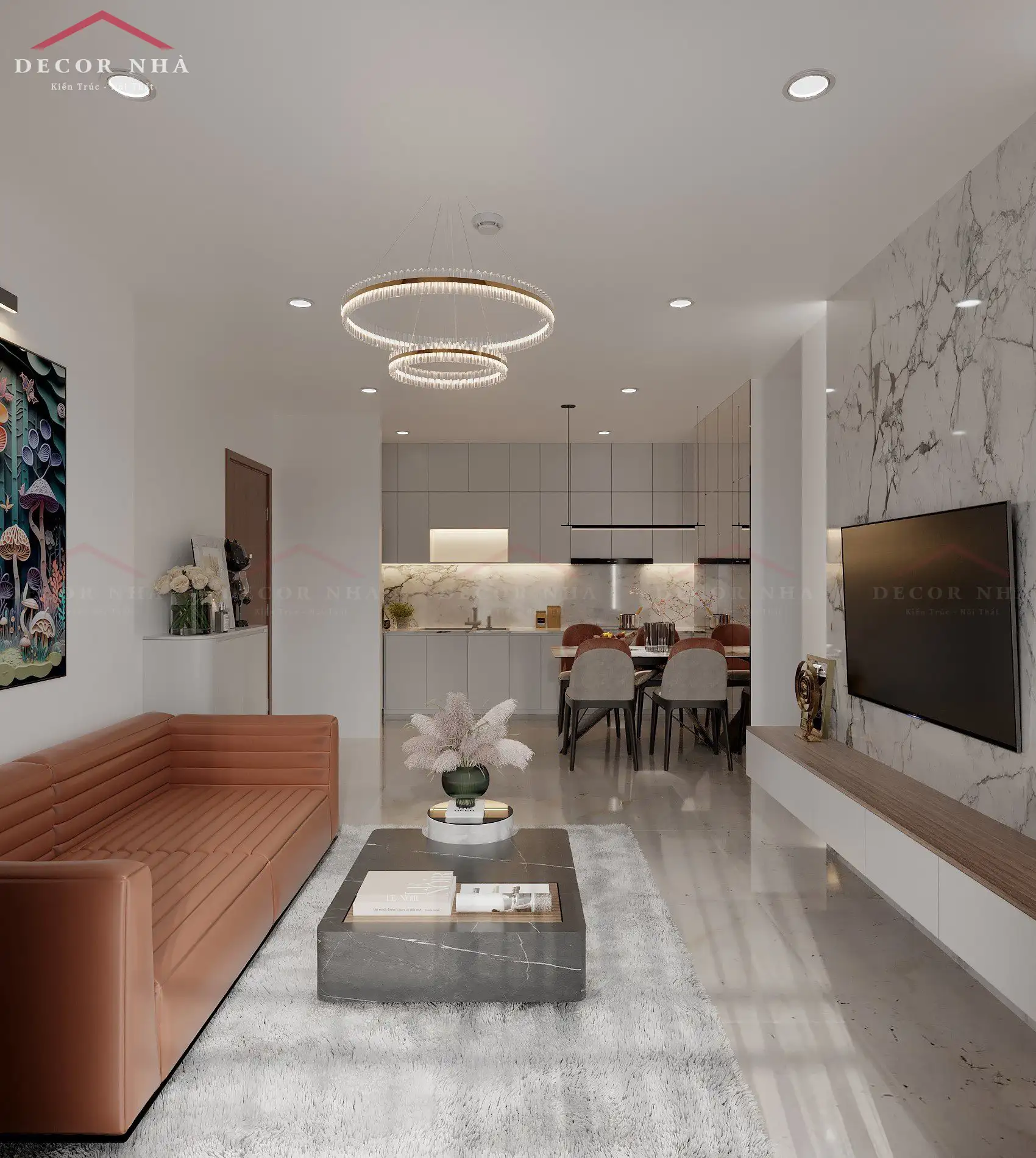 Thiếu kế nội thất căn hộ chung cư