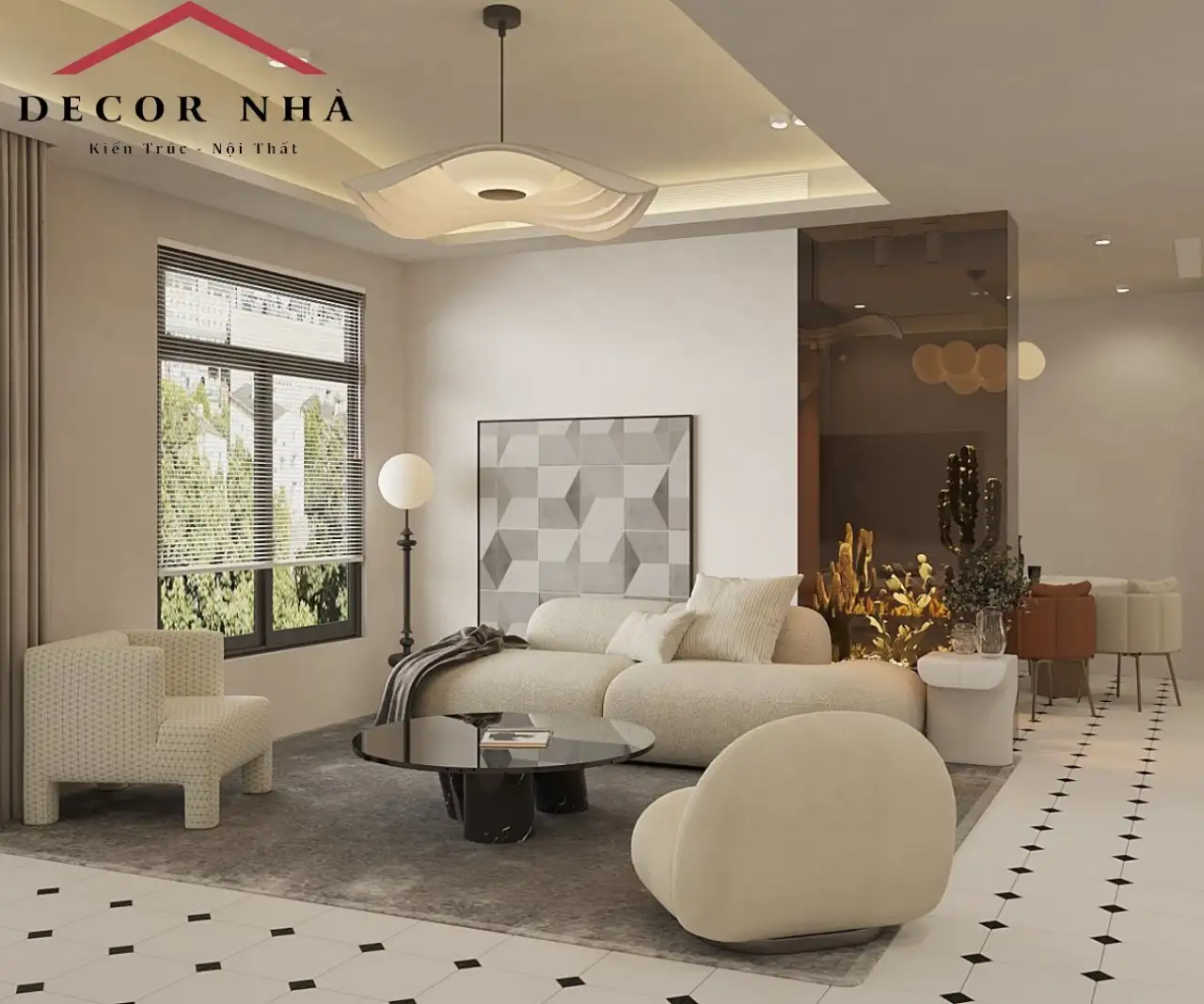 Khai thác vẻ đẹp tự niên trong hiết kế nội thất nhà ở sân vườn 