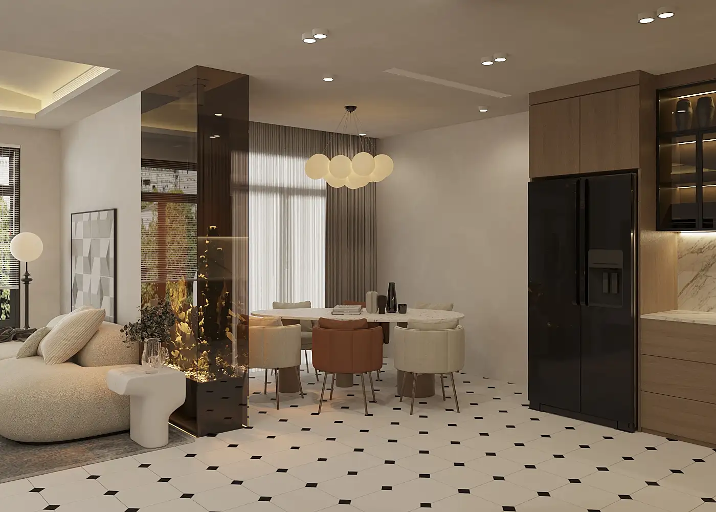 Thiết kế nội thất phòng bếp ăn