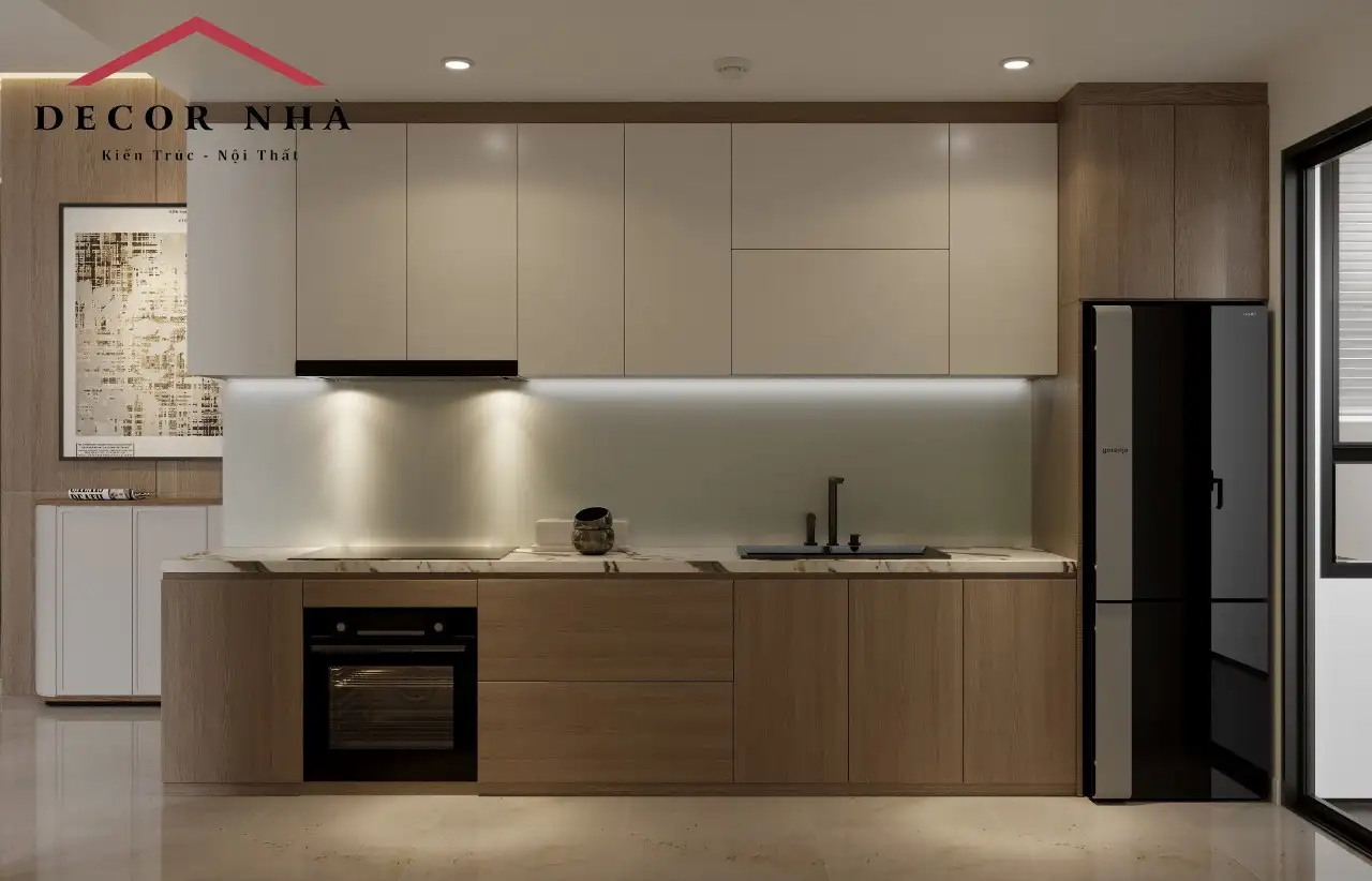 mẫu thiết kế nội thất phòng bếp đẹp 