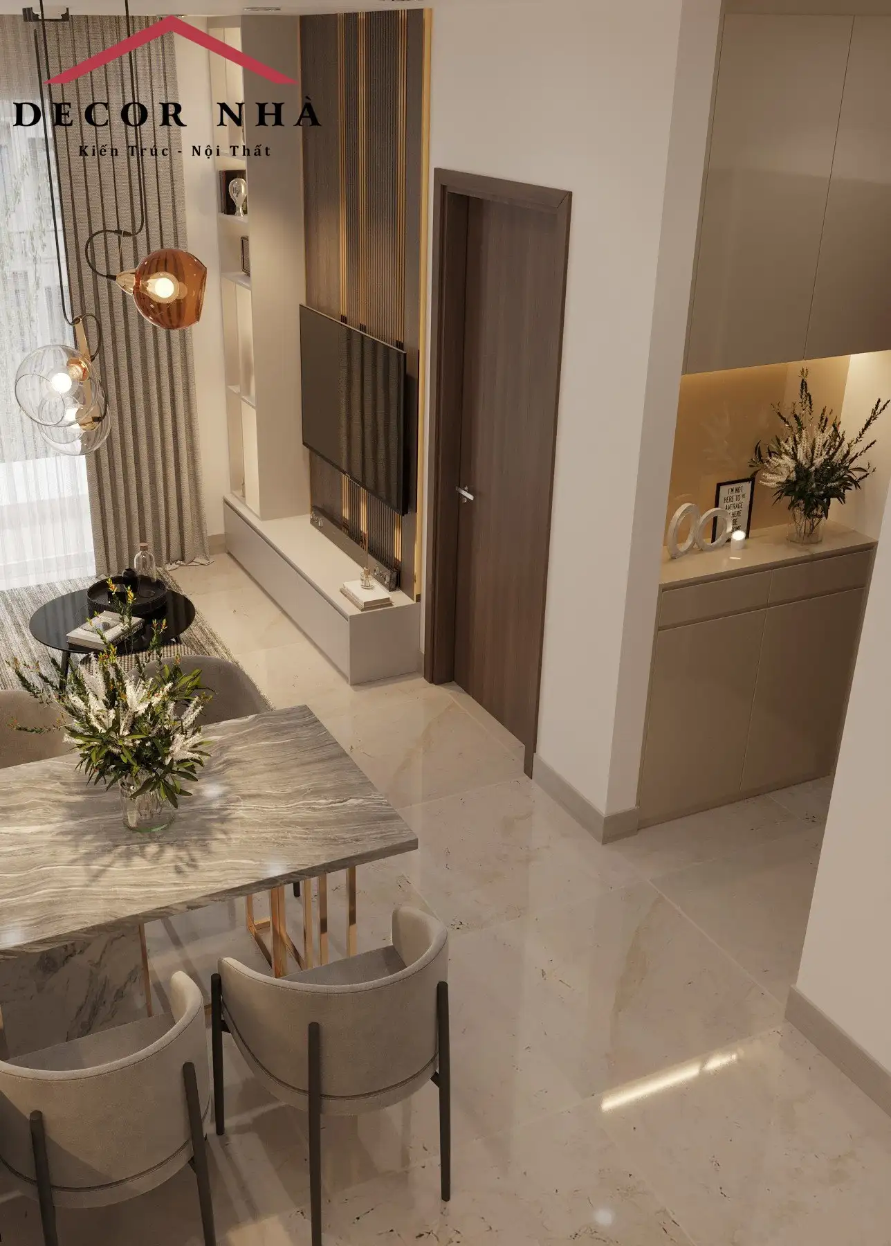 Tổng quan trong thiết kế nội thất với phong cách hiện đại & luxury