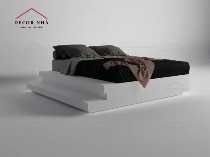 Giường Ngủ Gỗ Công Nghiệp MDF - TPD04