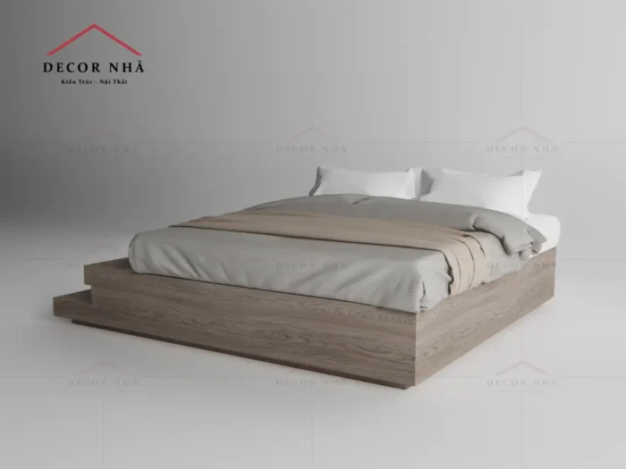 Giường ngủ gỗ công nghiệp MDF - TPD03
