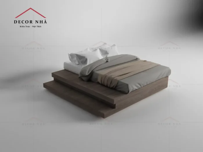 Giường ngủ gỗ công nghiệp MDF - TPD03
