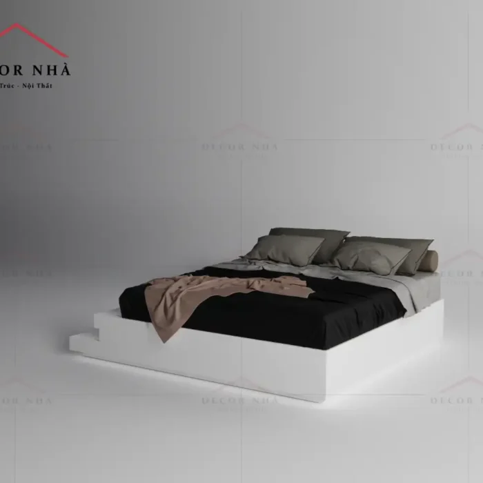 Giường Ngủ Gỗ Công Nghiệp MDF - TPD04 