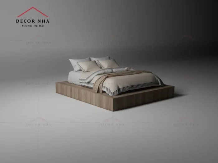 Giường Ngủ Gỗ MDF Giá Rẻ