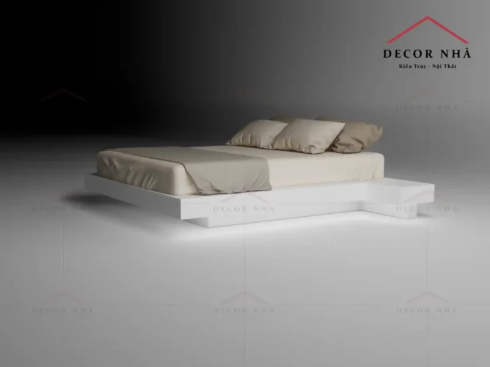 Giường Ngủ Kết Hợp Tủ Đầu Giường