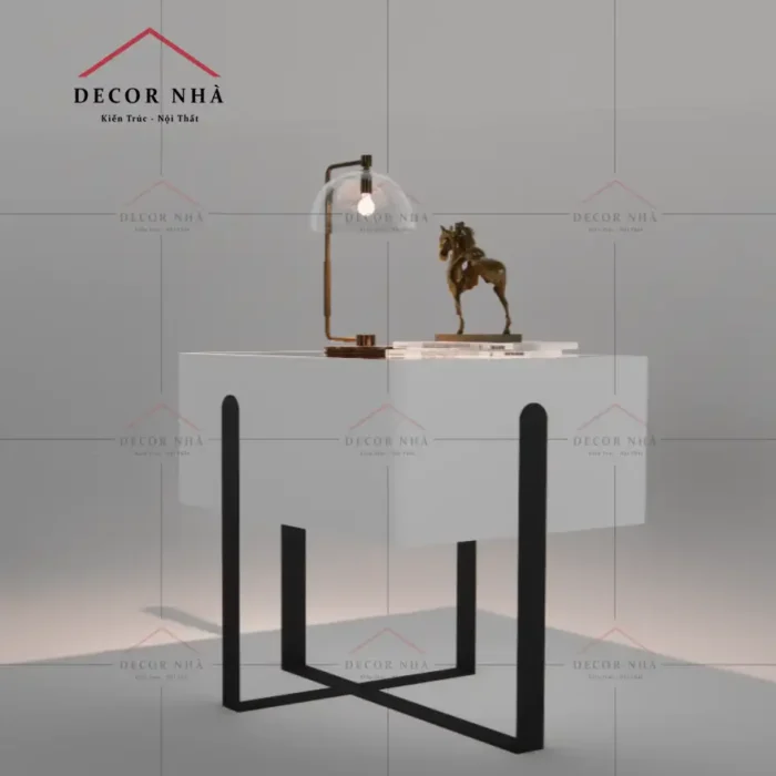 Tủ Đầu Giường Có Chân Sắt -TPD02