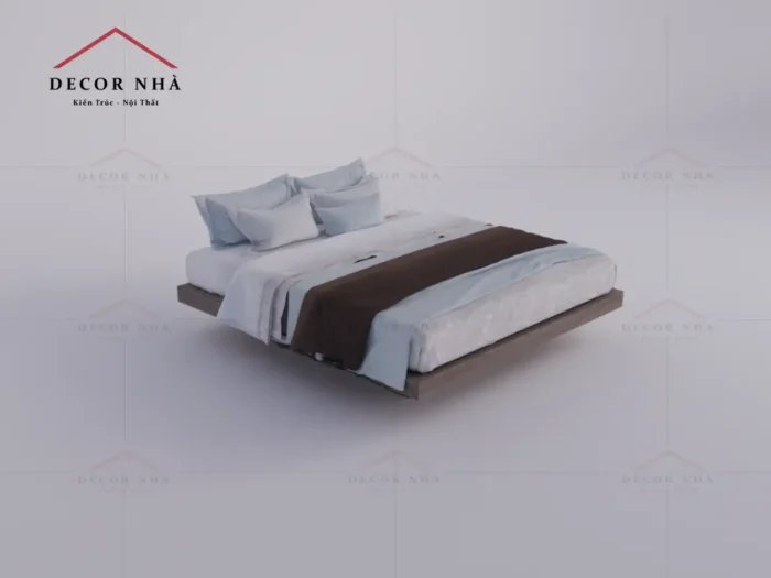 Giường Ngủ Gỗ Với Thiết Kế Đẹp Tinh Tế - TPD06