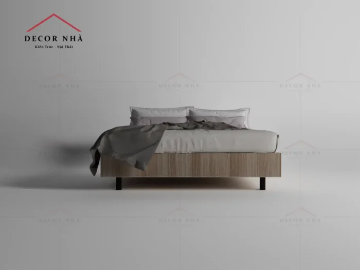 Giường Ngủ Gỗ Công Nghiệp Phủ Melamine