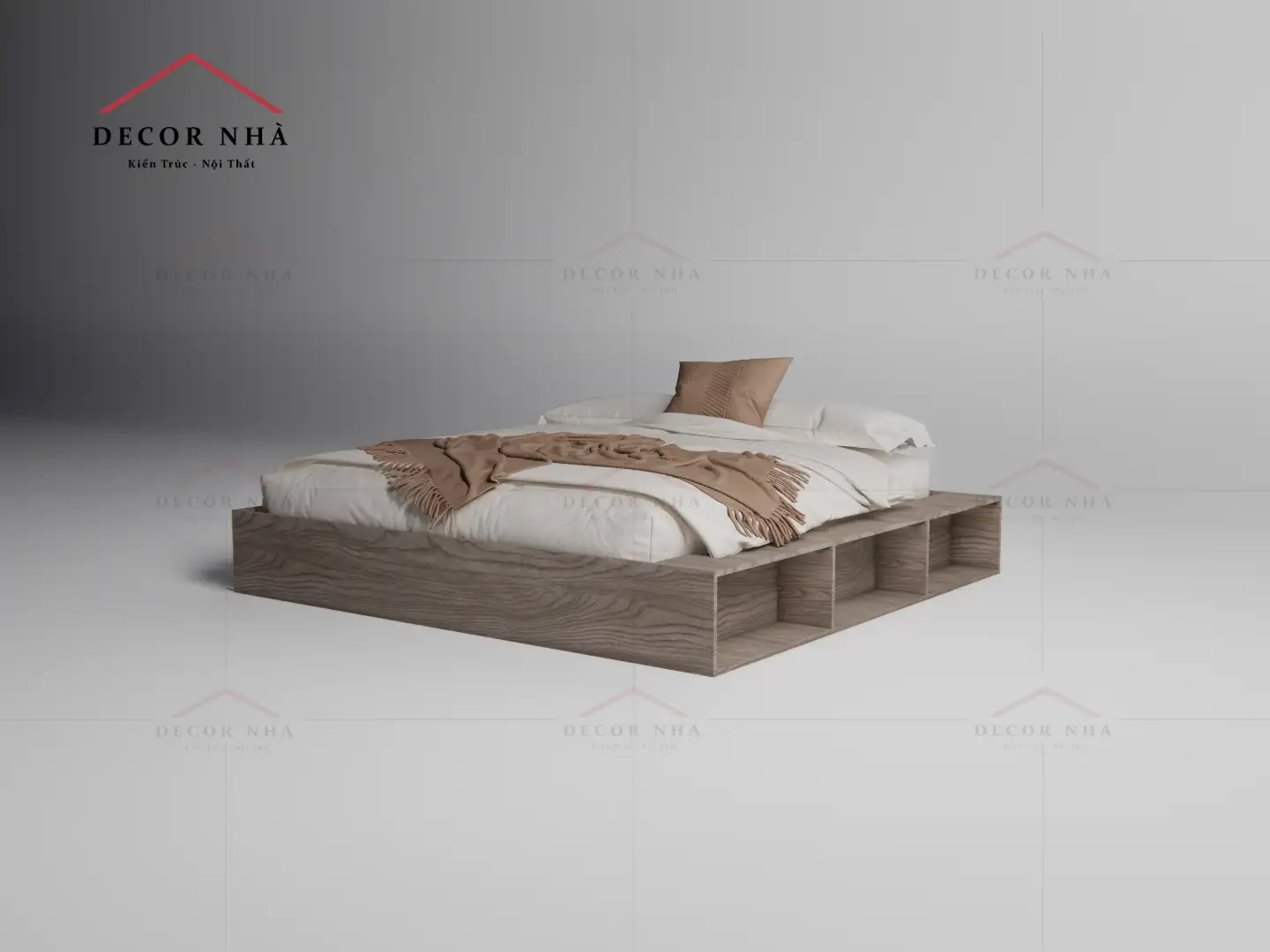 Giường Ngủ Hiện Đại Có Hộc Đựng Đồ