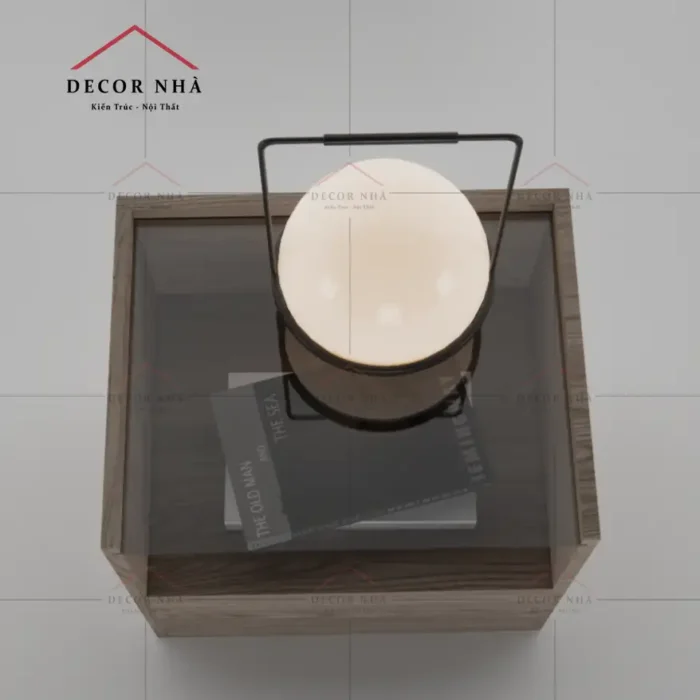Tủ Đầu Giường 1 Ngăn Kéo Có Mặt Kính- TPD06 