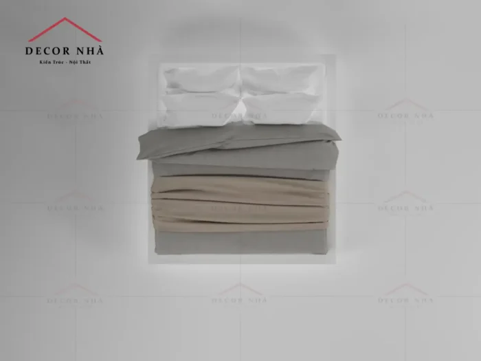 Giường Ngủ Gỗ Công Nghiệp Hiện Đại Có Bục Nâng