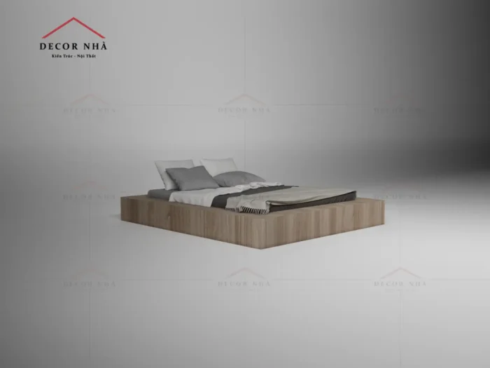 Giường Ngủ Gỗ MDF Giá Rẻ