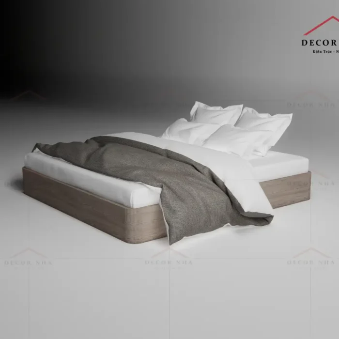 Giường Ngủ Vân Gỗ MDF