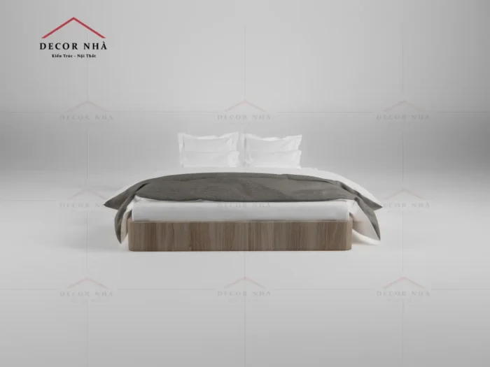 Giường Ngủ Gỗ MDF Vân Gỗ