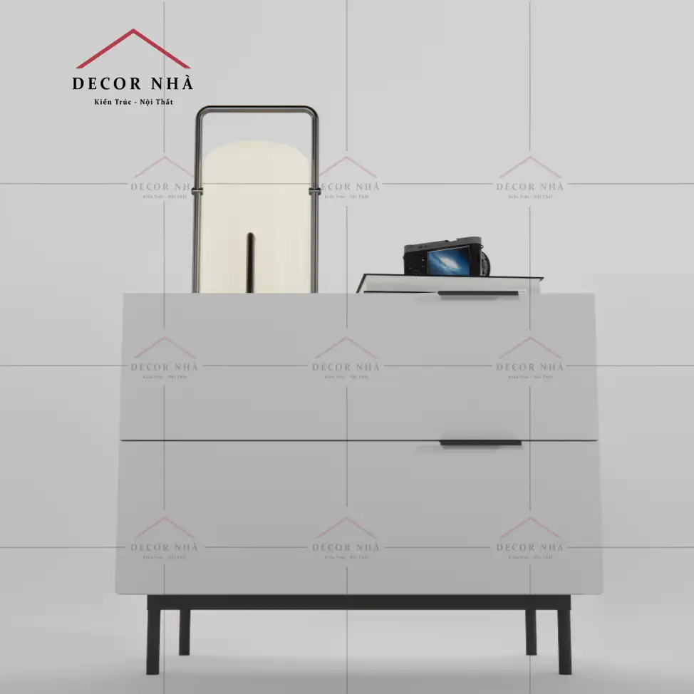 Tủ Đầu Giường 2 Ngăn Kéo - TPD09