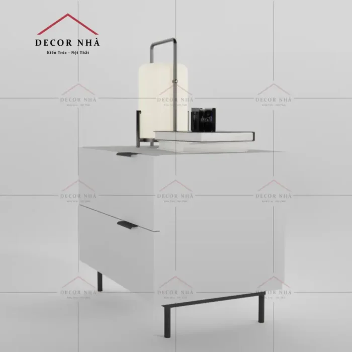 Tủ Đầu Giường 2 Ngăn Kéo - TPD09