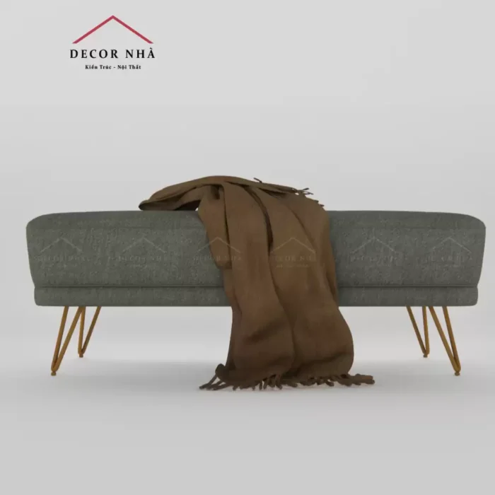 Ghế sofa đơn dài bọc vải