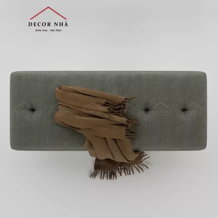Ghế sofa đơn dài bọc vải