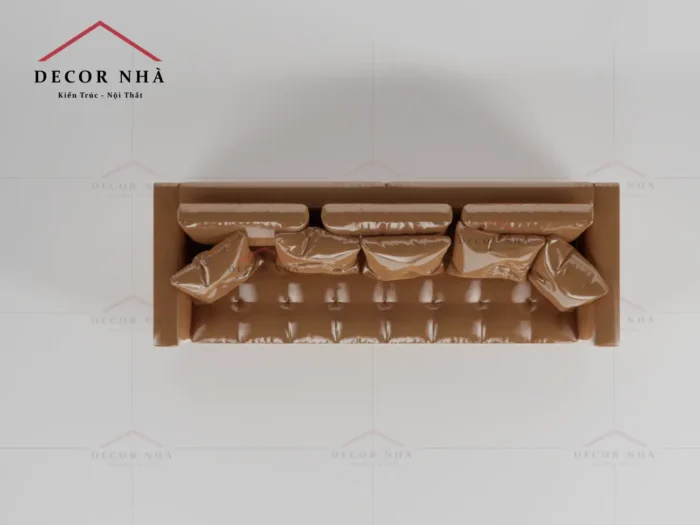 Ghế sofa bọc da có chân