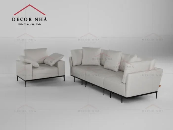 Bộ ghế sofa bọc vải
