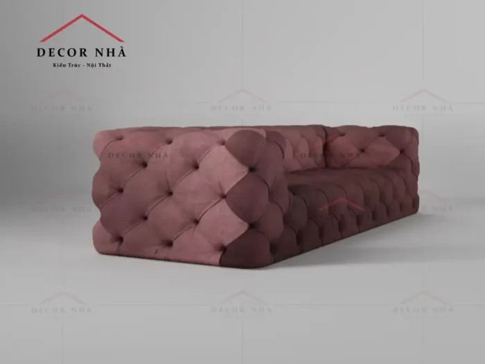 Ghế sofa bọc nỉ đa dạng màu sắc