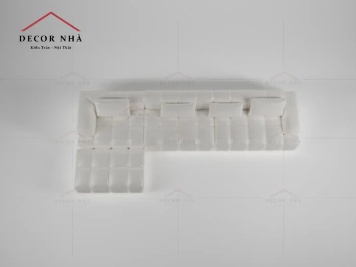 Sofa góc chữ L bọc da