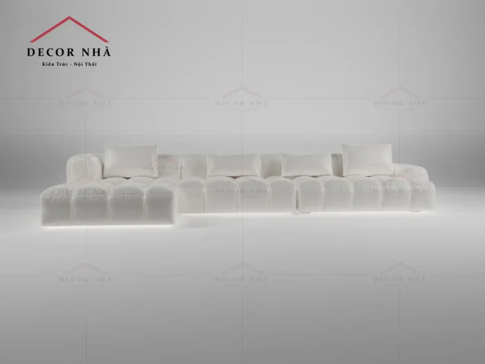 Sofa góc chữ L bọc da