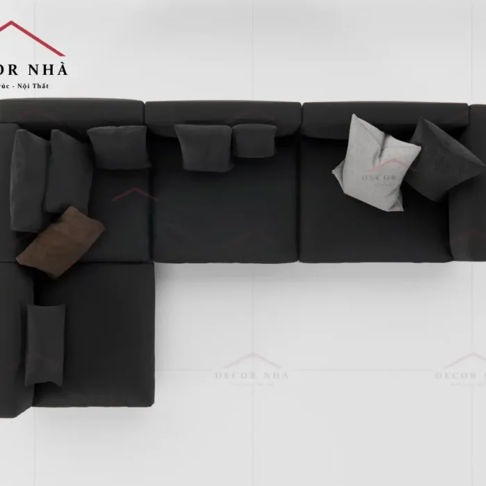 Ghế sofa vải đen