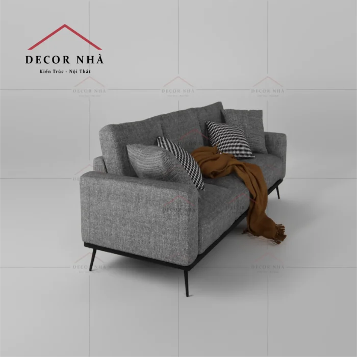 Sofa nhỏ gọn khung sắt chắn chắn