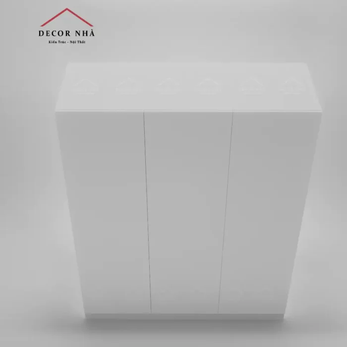 Tủ Quần Áo Màu Trắng 3 Cánh