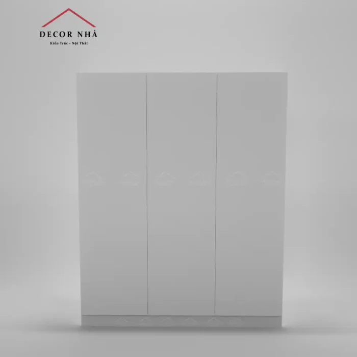 Tủ Quần Áo Màu Trắng 3 Cánh