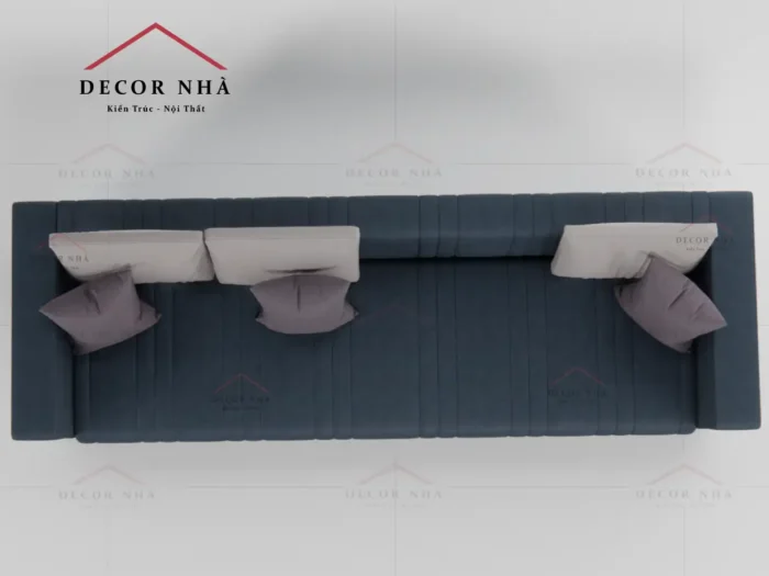 Sofa bọc vải với kiểu dáng sang trọng