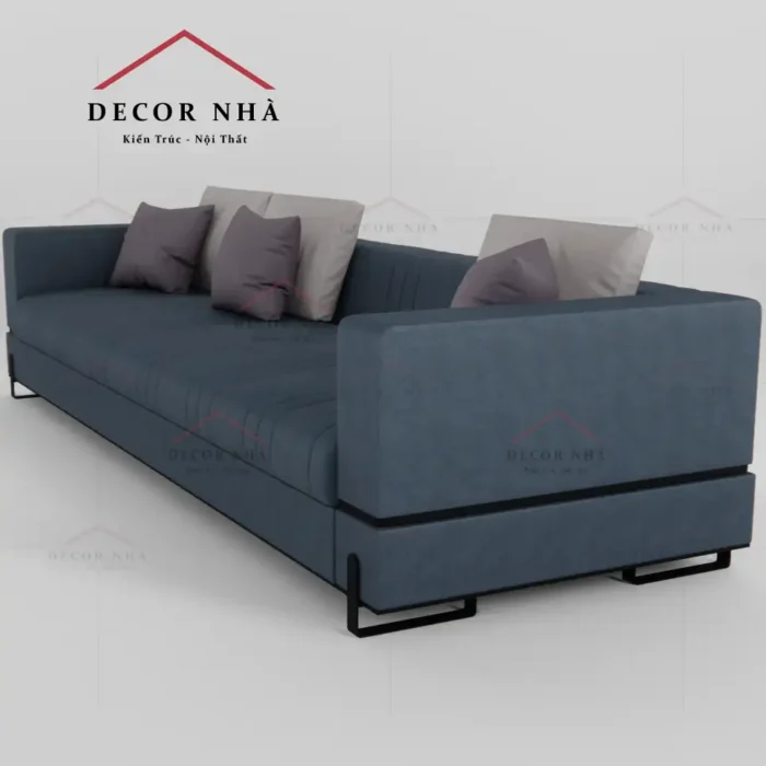 Sofa bọc vải với kiểu dáng sang trọng
