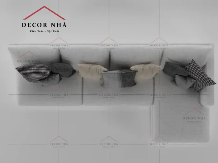 Sofa góc L bọc vải