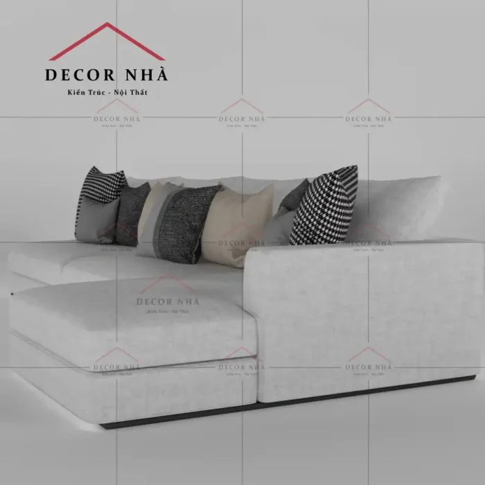Sofa góc L bọc vải