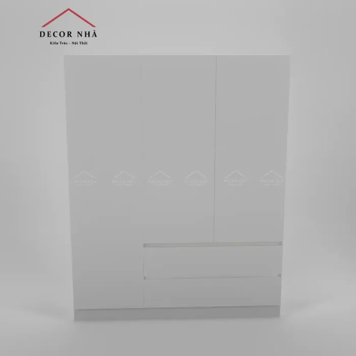 Set Tủ Quần Áo Màu Trắng