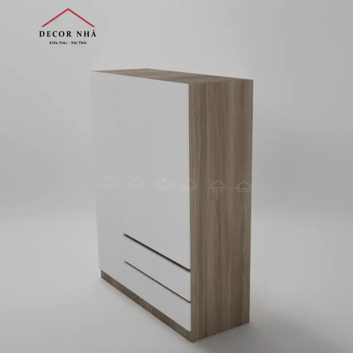 Set tủ quần áo vân gỗ