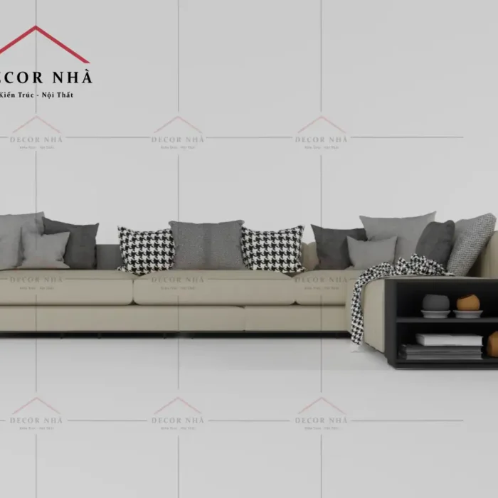 Ghế sofa bọc vải thiết kế sang trọng