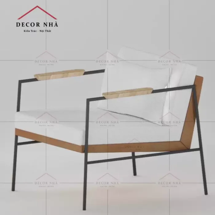 Sofa đơn khung thép