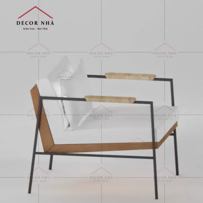Sofa đơn khung thép