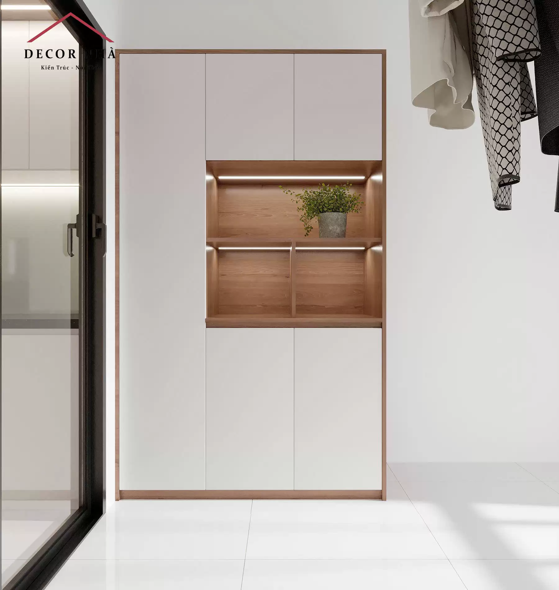 Phong cách hiện đại (Modern Minimalist) kết hợp tinh tế với các yếu tố sang trọng (Luxury)